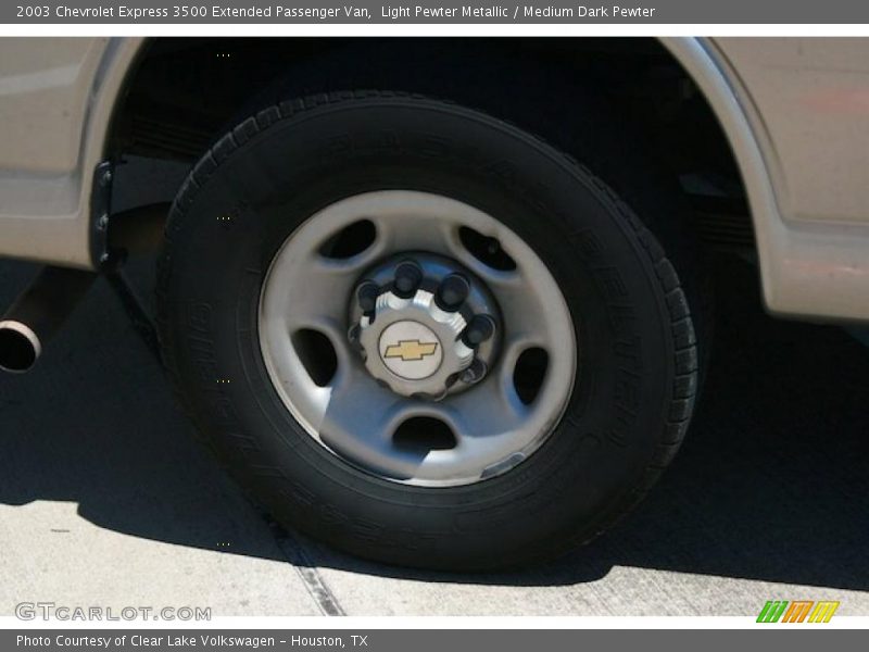 Light Pewter Metallic / Medium Dark Pewter 2003 Chevrolet Express 3500 Extended Passenger Van