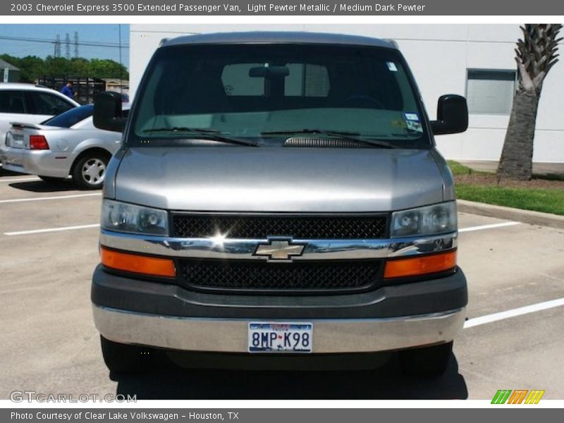 Light Pewter Metallic / Medium Dark Pewter 2003 Chevrolet Express 3500 Extended Passenger Van