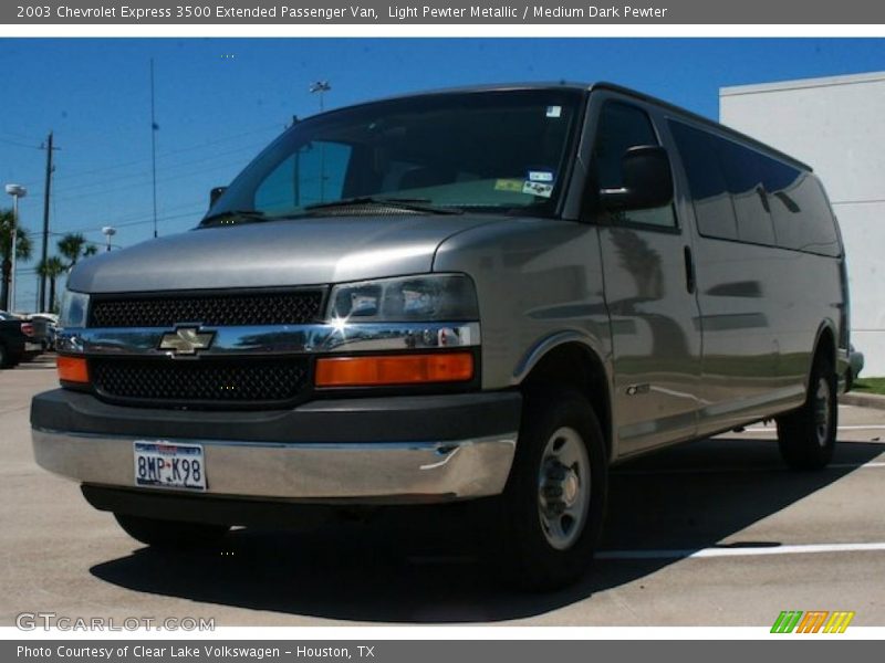 Light Pewter Metallic / Medium Dark Pewter 2003 Chevrolet Express 3500 Extended Passenger Van