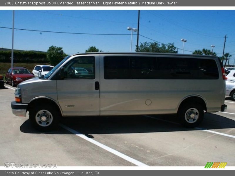 Light Pewter Metallic / Medium Dark Pewter 2003 Chevrolet Express 3500 Extended Passenger Van