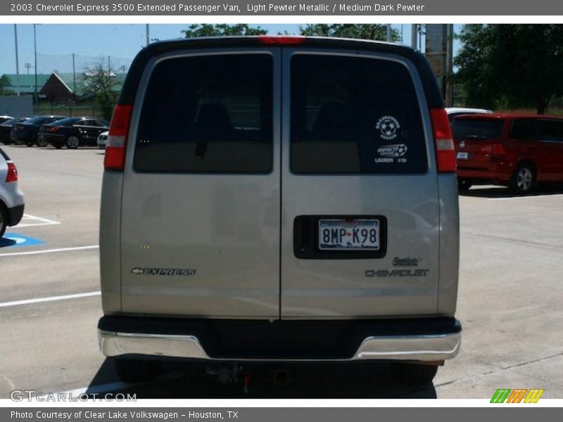 Light Pewter Metallic / Medium Dark Pewter 2003 Chevrolet Express 3500 Extended Passenger Van
