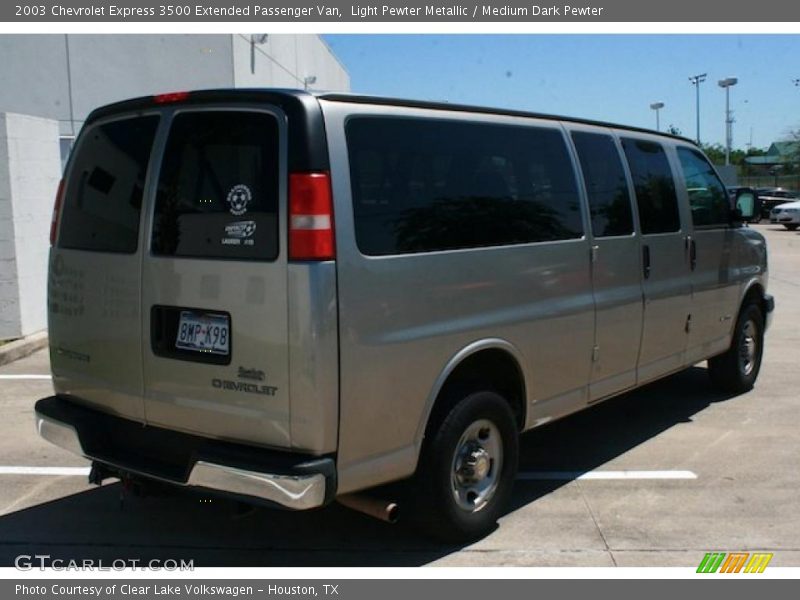 Light Pewter Metallic / Medium Dark Pewter 2003 Chevrolet Express 3500 Extended Passenger Van