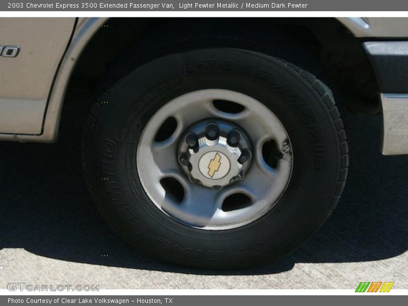Light Pewter Metallic / Medium Dark Pewter 2003 Chevrolet Express 3500 Extended Passenger Van