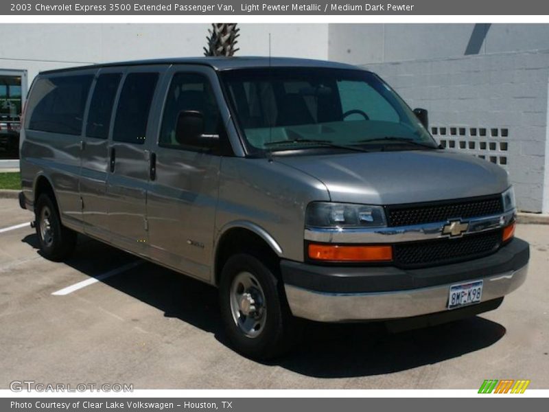 Light Pewter Metallic / Medium Dark Pewter 2003 Chevrolet Express 3500 Extended Passenger Van