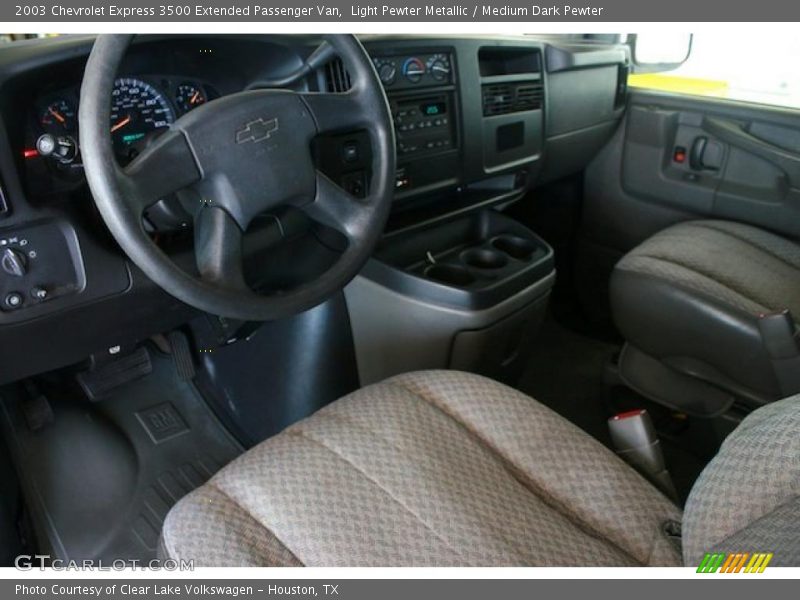 Light Pewter Metallic / Medium Dark Pewter 2003 Chevrolet Express 3500 Extended Passenger Van