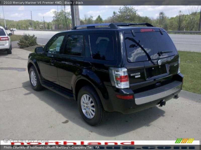Black / Black 2010 Mercury Mariner V6 Premier 4WD