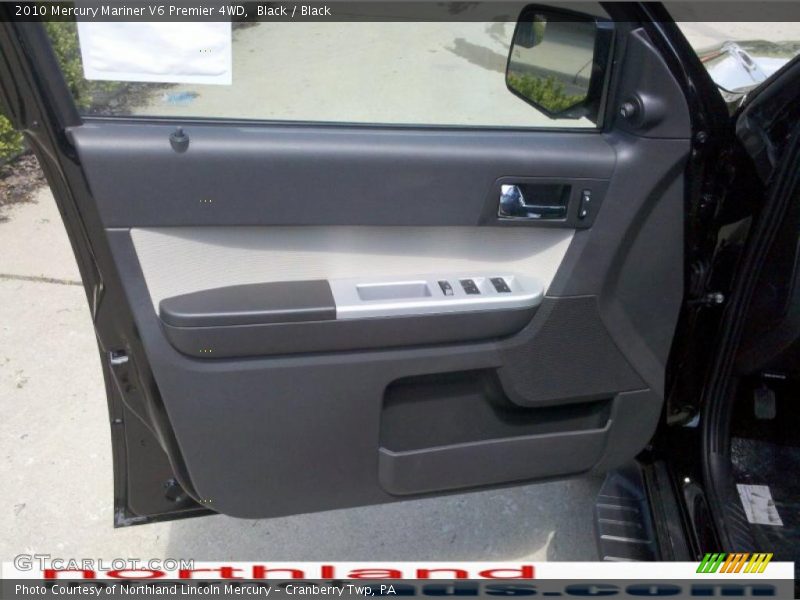 Black / Black 2010 Mercury Mariner V6 Premier 4WD