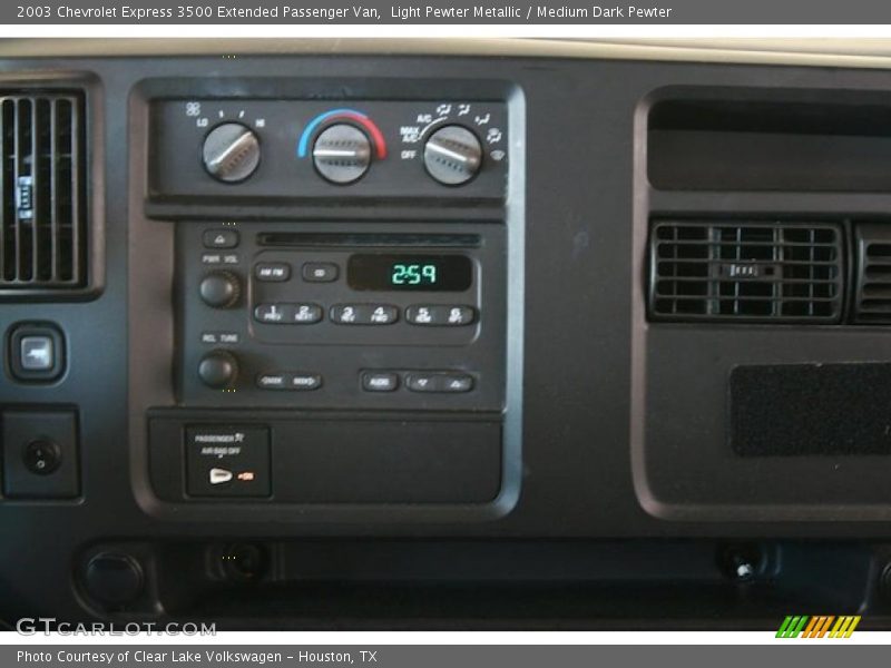 Light Pewter Metallic / Medium Dark Pewter 2003 Chevrolet Express 3500 Extended Passenger Van