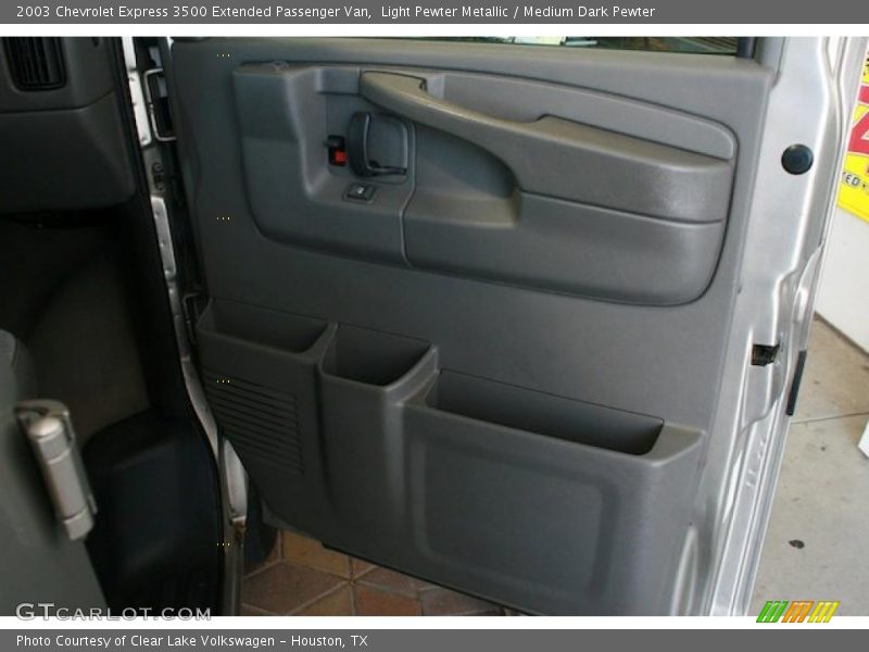 Light Pewter Metallic / Medium Dark Pewter 2003 Chevrolet Express 3500 Extended Passenger Van