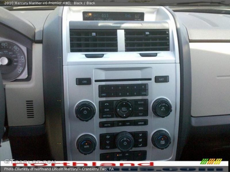 Black / Black 2010 Mercury Mariner V6 Premier 4WD