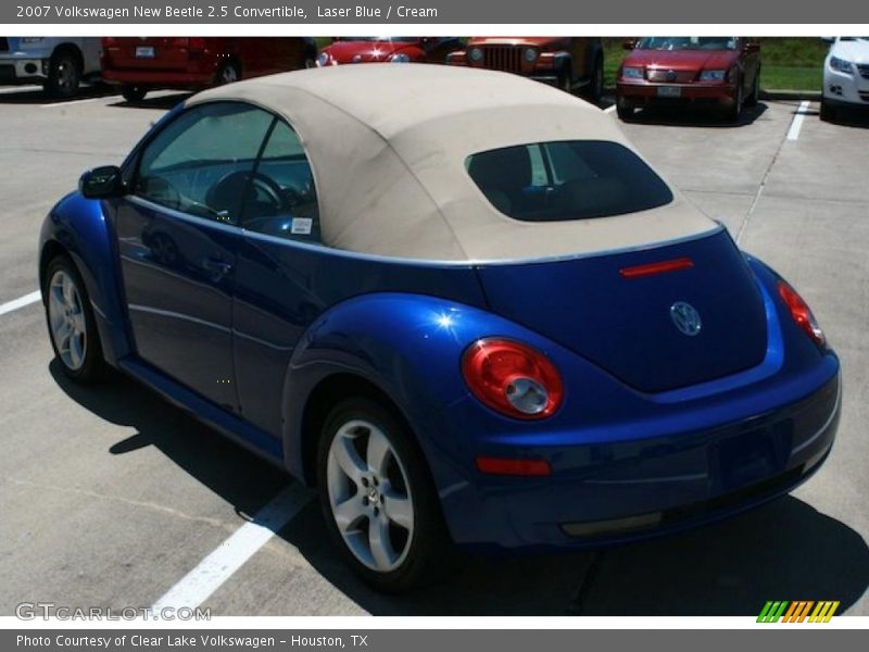 Laser Blue / Cream 2007 Volkswagen New Beetle 2.5 Convertible