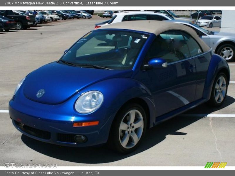 Laser Blue / Cream 2007 Volkswagen New Beetle 2.5 Convertible