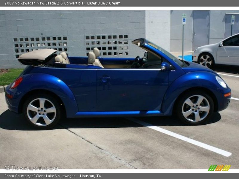 Laser Blue / Cream 2007 Volkswagen New Beetle 2.5 Convertible