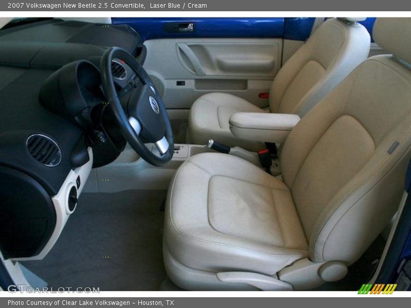 Laser Blue / Cream 2007 Volkswagen New Beetle 2.5 Convertible