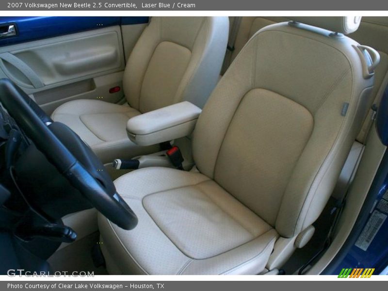 Laser Blue / Cream 2007 Volkswagen New Beetle 2.5 Convertible