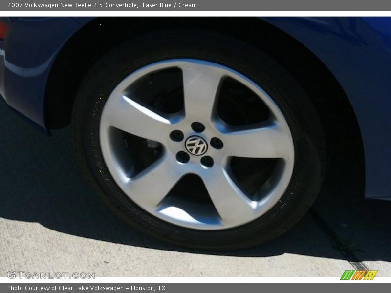 Laser Blue / Cream 2007 Volkswagen New Beetle 2.5 Convertible
