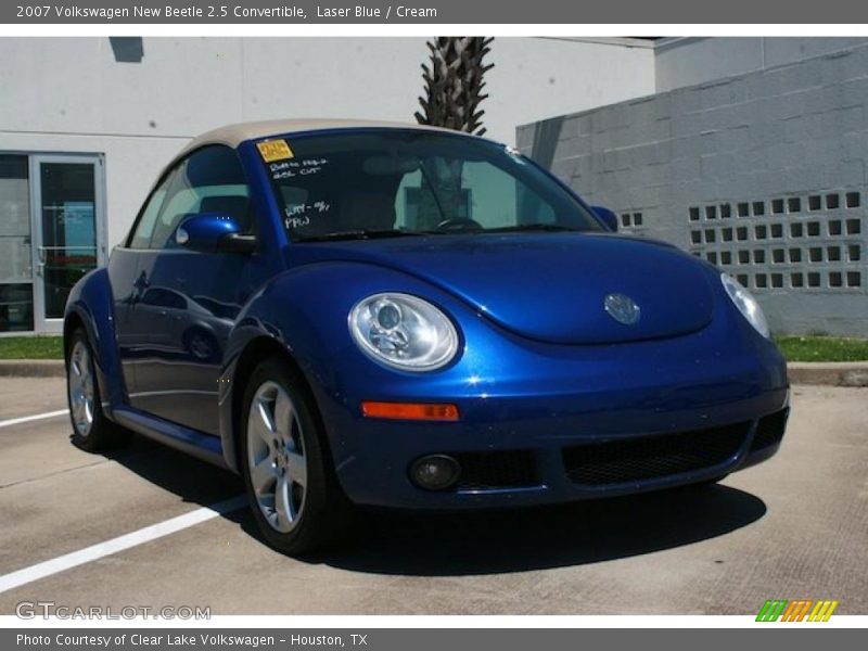 Laser Blue / Cream 2007 Volkswagen New Beetle 2.5 Convertible