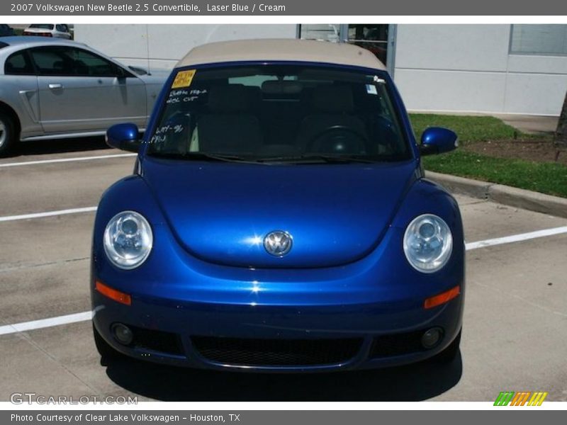 Laser Blue / Cream 2007 Volkswagen New Beetle 2.5 Convertible