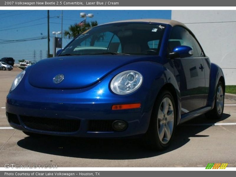 Laser Blue / Cream 2007 Volkswagen New Beetle 2.5 Convertible
