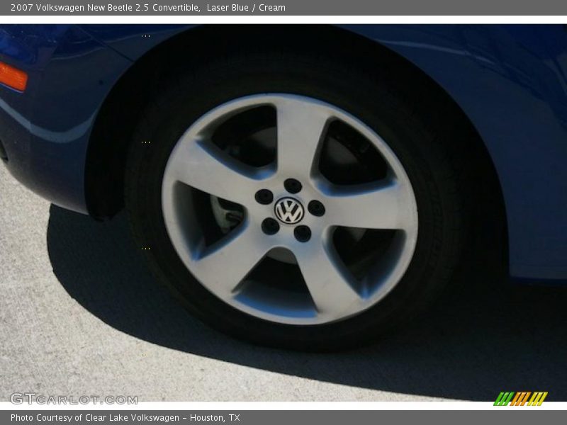 Laser Blue / Cream 2007 Volkswagen New Beetle 2.5 Convertible