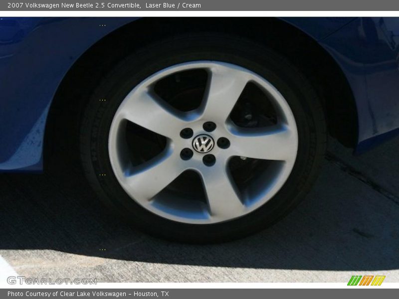 Laser Blue / Cream 2007 Volkswagen New Beetle 2.5 Convertible