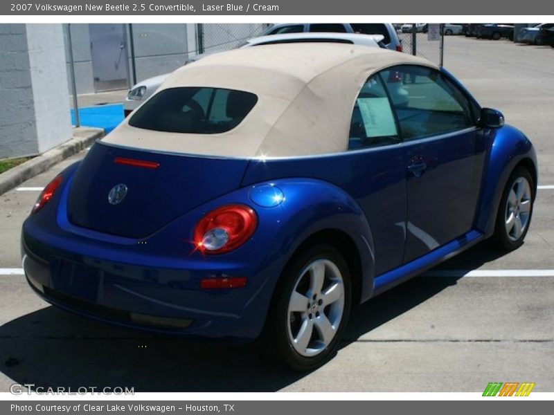 Laser Blue / Cream 2007 Volkswagen New Beetle 2.5 Convertible