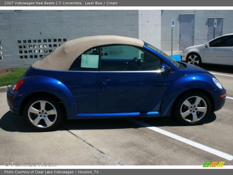 Laser Blue / Cream 2007 Volkswagen New Beetle 2.5 Convertible