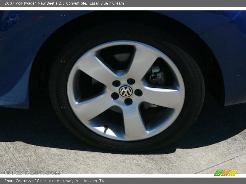 Laser Blue / Cream 2007 Volkswagen New Beetle 2.5 Convertible
