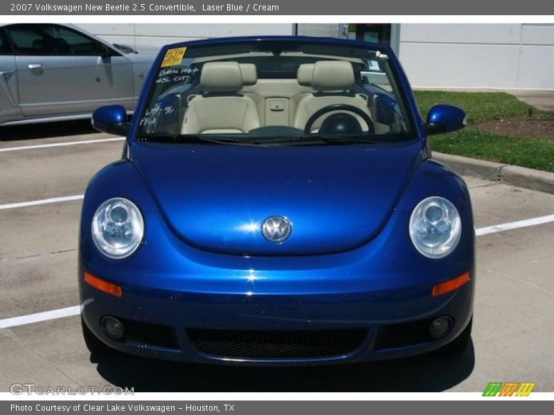 Laser Blue / Cream 2007 Volkswagen New Beetle 2.5 Convertible