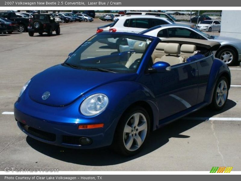 Laser Blue / Cream 2007 Volkswagen New Beetle 2.5 Convertible