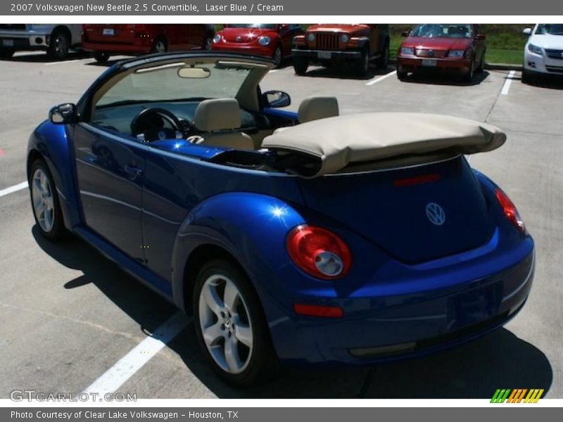 Laser Blue / Cream 2007 Volkswagen New Beetle 2.5 Convertible
