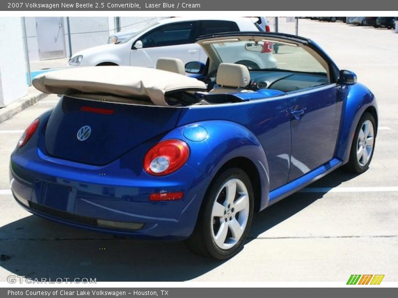 Laser Blue / Cream 2007 Volkswagen New Beetle 2.5 Convertible