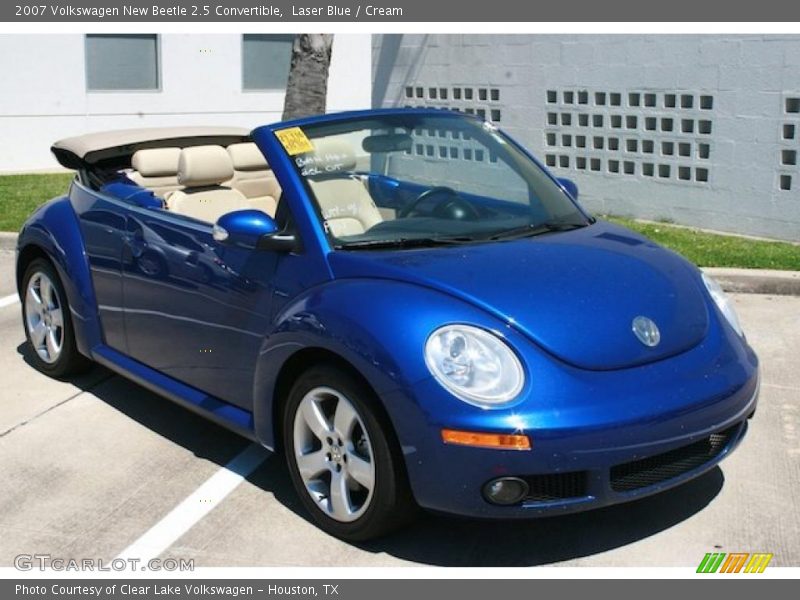 Laser Blue / Cream 2007 Volkswagen New Beetle 2.5 Convertible
