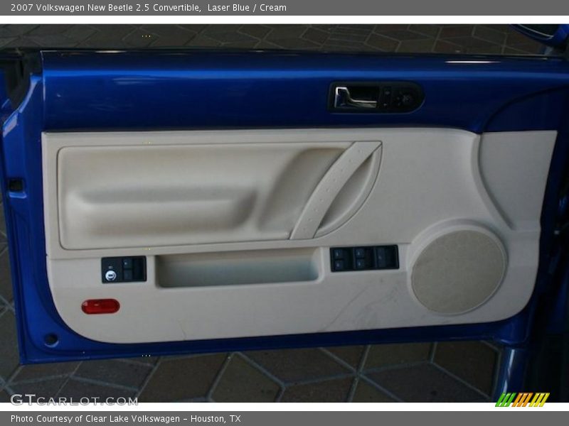 Laser Blue / Cream 2007 Volkswagen New Beetle 2.5 Convertible