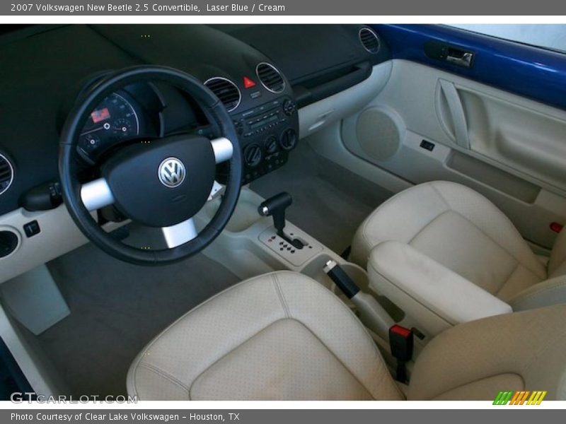 Laser Blue / Cream 2007 Volkswagen New Beetle 2.5 Convertible