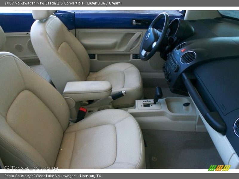 Laser Blue / Cream 2007 Volkswagen New Beetle 2.5 Convertible