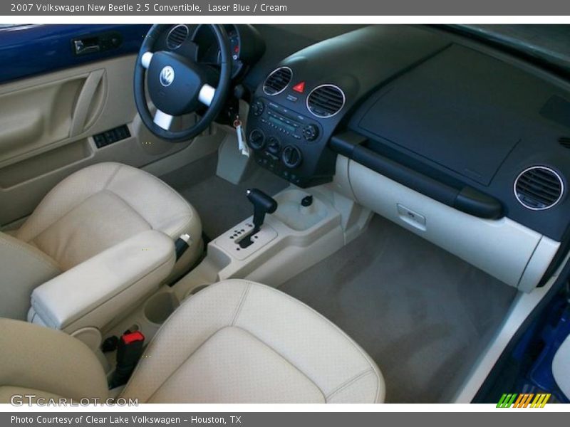 Laser Blue / Cream 2007 Volkswagen New Beetle 2.5 Convertible