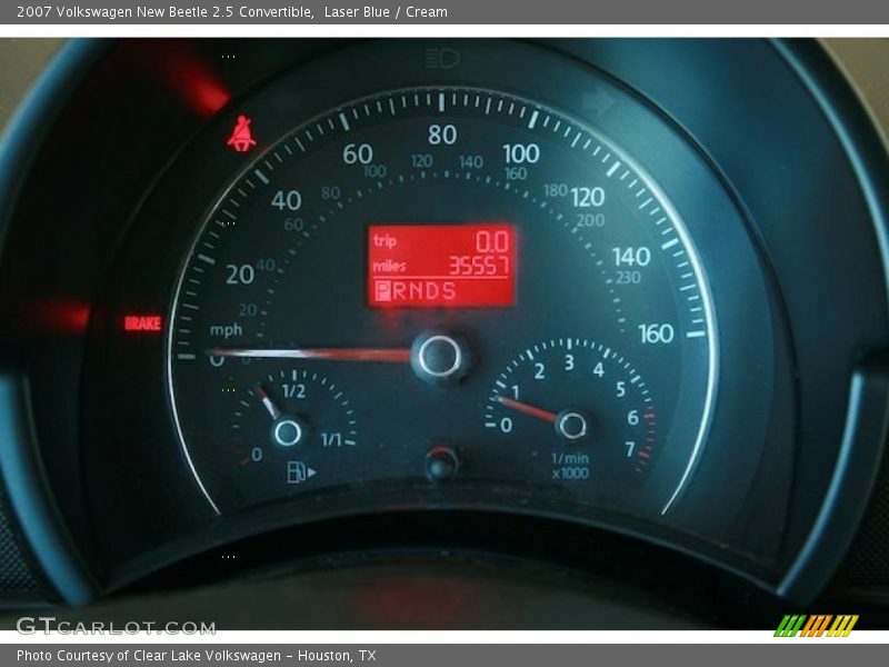 Laser Blue / Cream 2007 Volkswagen New Beetle 2.5 Convertible