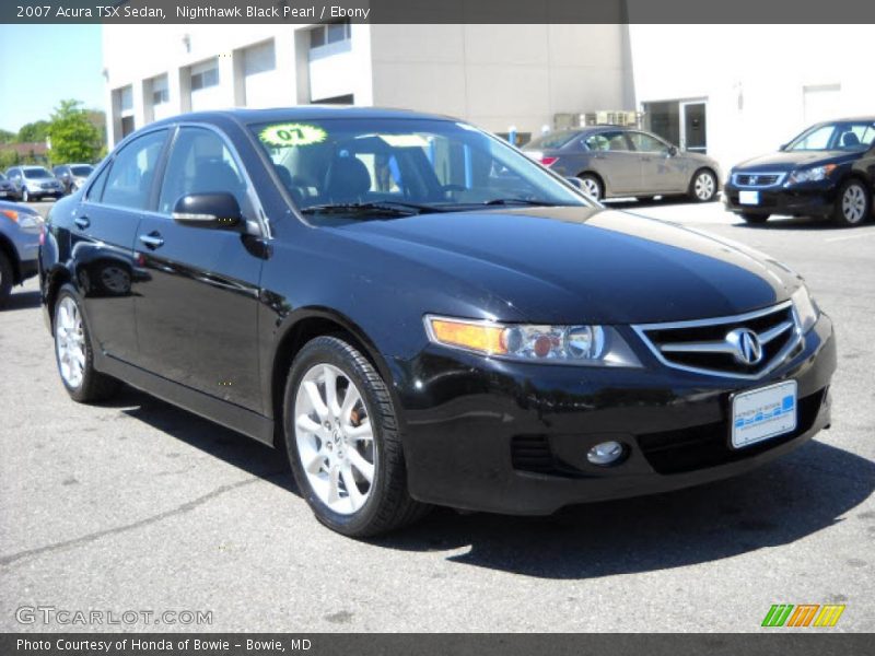 Nighthawk Black Pearl / Ebony 2007 Acura TSX Sedan