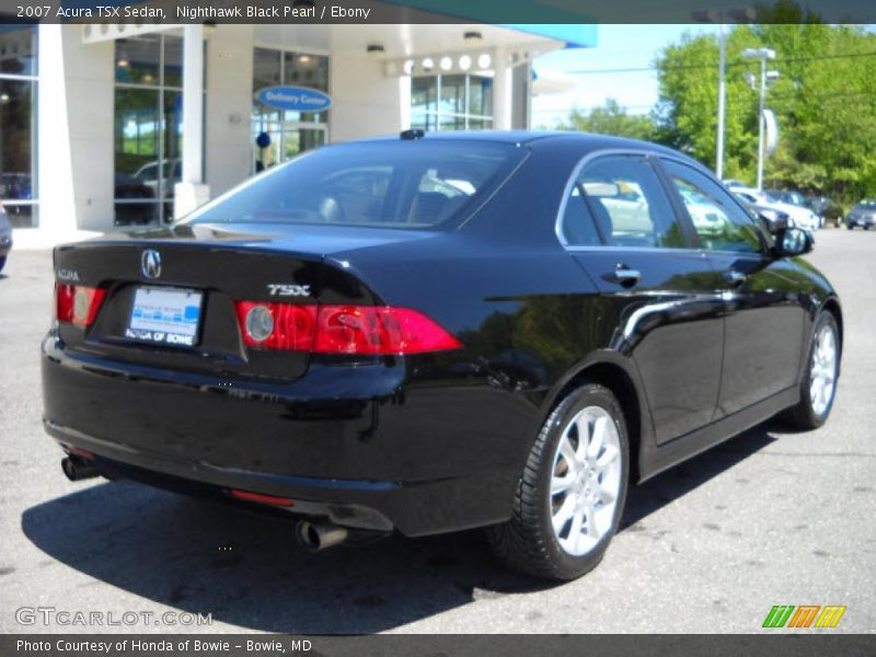 Nighthawk Black Pearl / Ebony 2007 Acura TSX Sedan