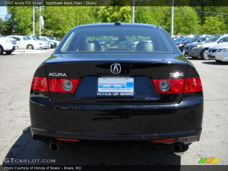 Nighthawk Black Pearl / Ebony 2007 Acura TSX Sedan