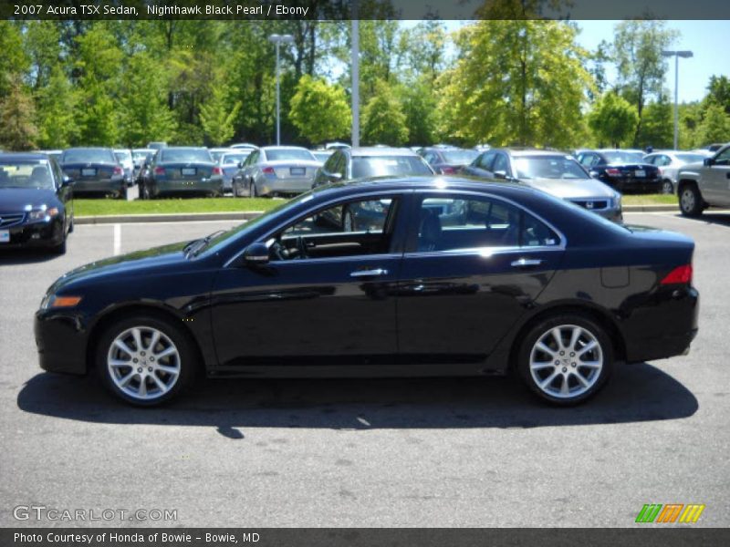 Nighthawk Black Pearl / Ebony 2007 Acura TSX Sedan