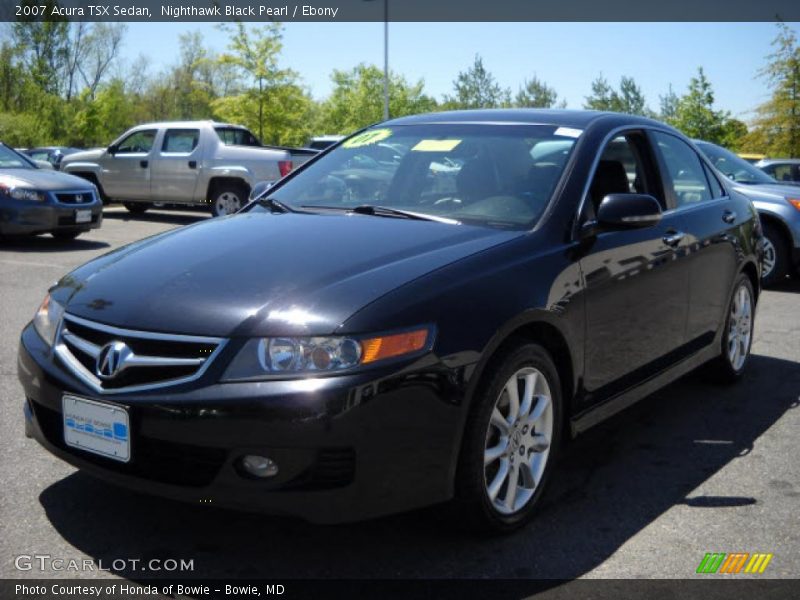 Nighthawk Black Pearl / Ebony 2007 Acura TSX Sedan