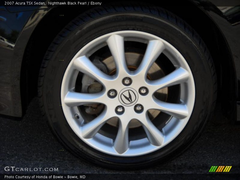 Nighthawk Black Pearl / Ebony 2007 Acura TSX Sedan