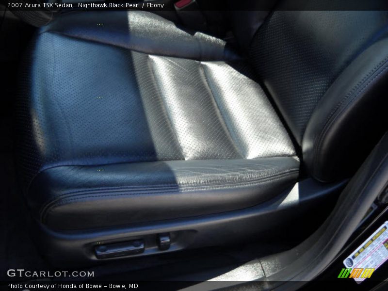 Nighthawk Black Pearl / Ebony 2007 Acura TSX Sedan