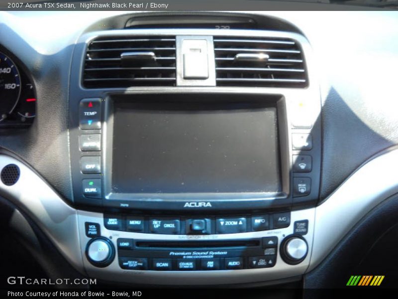 Nighthawk Black Pearl / Ebony 2007 Acura TSX Sedan