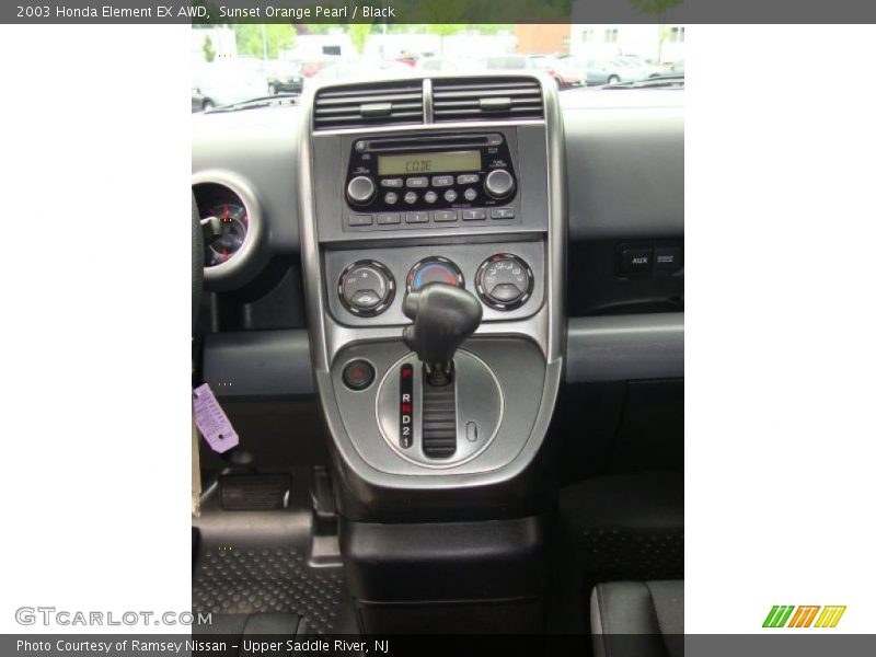 Sunset Orange Pearl / Black 2003 Honda Element EX AWD