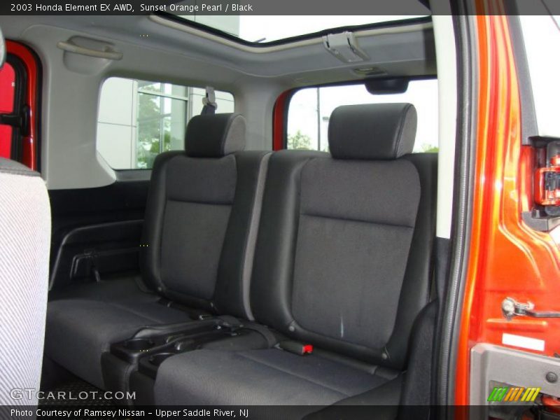 Sunset Orange Pearl / Black 2003 Honda Element EX AWD