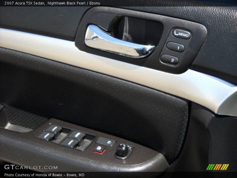 Nighthawk Black Pearl / Ebony 2007 Acura TSX Sedan