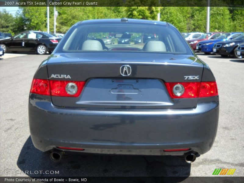 Carbon Gray Pearl / Quartz 2007 Acura TSX Sedan